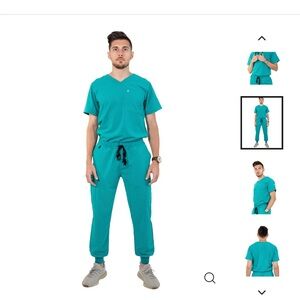 Millennials in medicine Mims  scrub set medium teal